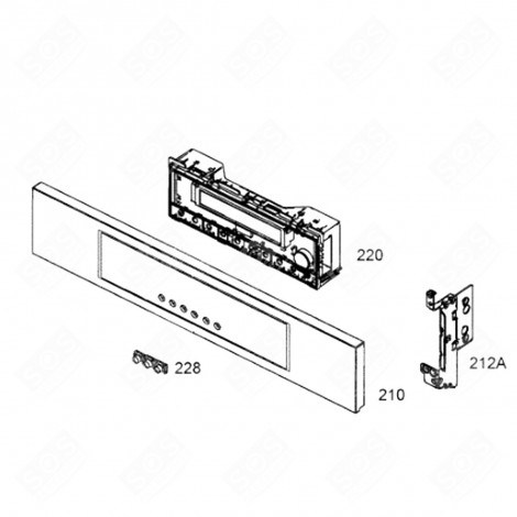 BUTTON GAS / ELECTRIC OVENS - 3306185202