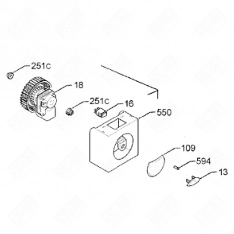 SWITCH (MARK 16) REFRIGERATOR, FREEZER - 2263118016