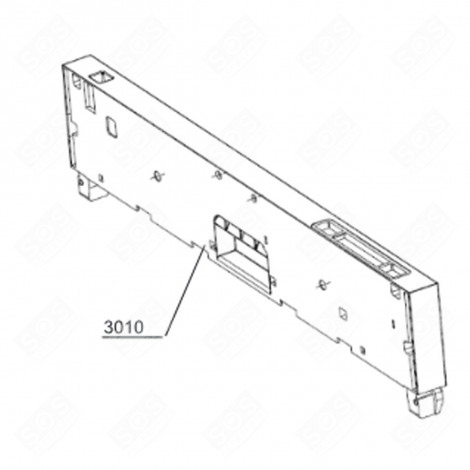 PANEL STRIP (REF. 3010) DISHWASHER - 1780231900