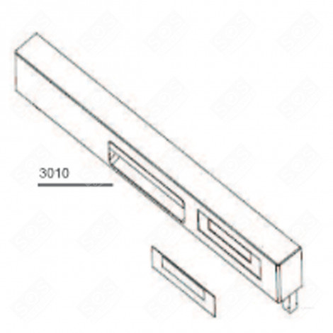 PANEL STRIP (REF. 3010) DISHWASHER - 1750880022