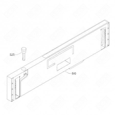 CONTROL PANEL (MARK 510) DISHWASHER - 140026611016