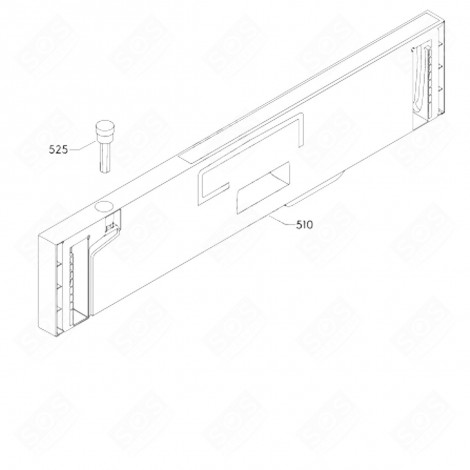 CONTROL PANEL (MARK 510) DISHWASHER - 140003091034