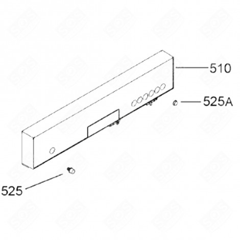 ONN/OFF SWITCH DISHWASHER - 1170267403