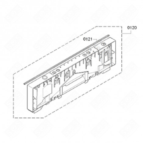 CONTROL PANEL (REFERENCE 120) DISHWASHER - 00709982