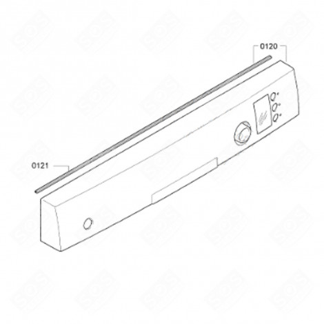 CONTROL PANEL (REFERENCE 120) DISHWASHER - 00669316