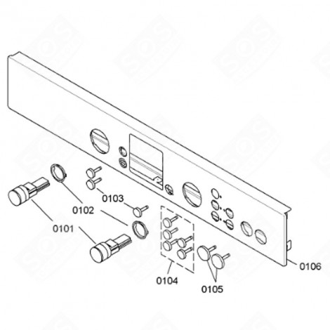 BUTTON GAS / ELECTRIC OVENS - 00606148