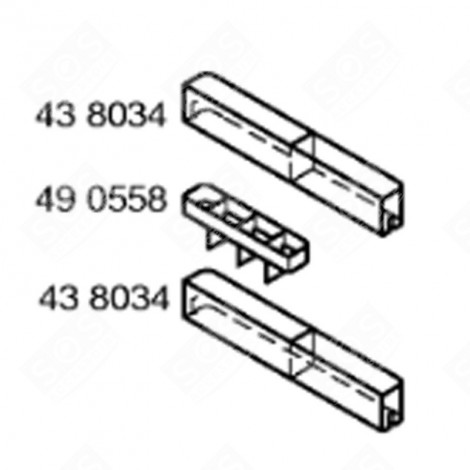 TOP SHELF (REFERENCE 438034) REFRIGERATOR, FREEZER - 00438034