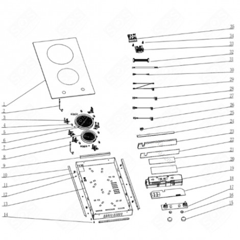 INTERNAL CONNECTION CABLE (MARK 22) GAS / ELECTRIC OVENS - CU005048