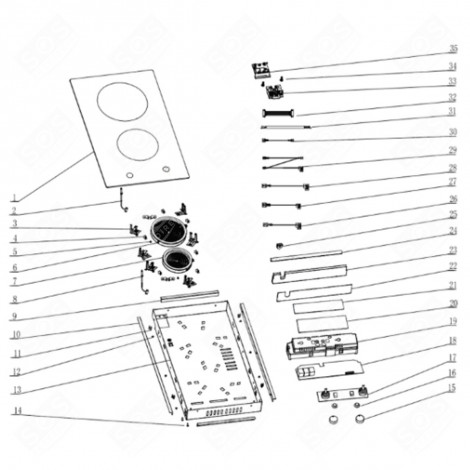 FIXING SUPPORT (MARK 11) GAS / ELECTRIC OVENS - CU005035