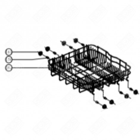 BOTTOM RACK DISHWASHER - LA002153