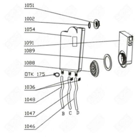 AIR BREAKER (REFERENCE 1054) DISHWASHER - LA001930