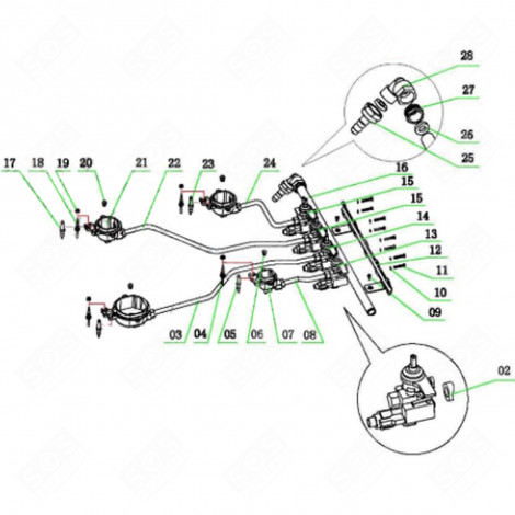 THERMOCOUPLE (MARK 04) GAS / ELECTRIC OVENS - CU001531