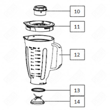 BLADE SEAL (REFERENCE NO. 13) FOOD PROCESSOR - CU001140