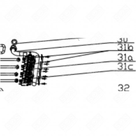 VALVE GAS / ELECTRIC OVENS - CU001590