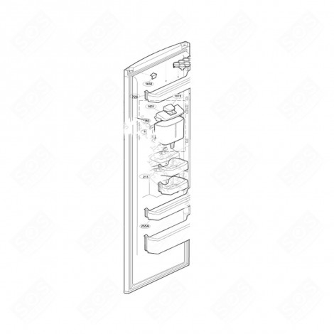 DOOR SEAL REFRIGERATOR, FREEZER - 5999771700