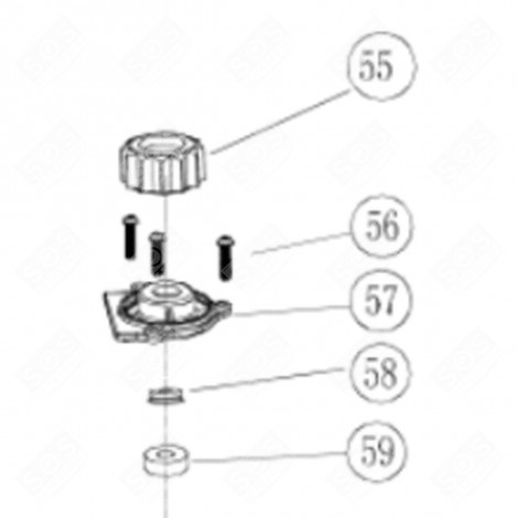 BEARING KIT (MARK 57 + 59) FOOD PROCESSOR - CU001278