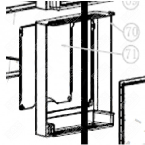 DAMPER KIT (MARK 70) REFRIGERATOR, FREEZER - FR000950