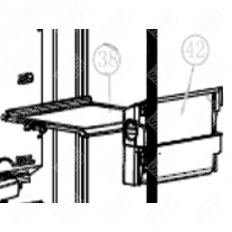 FREEZER DRAWER (REFERENCE 38) REFRIGERATOR, FREEZER - FR000940