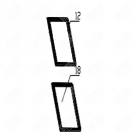 DOOR GASKET REF REFRIGERATOR, FREEZER - FR000290