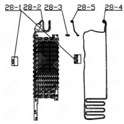 RESISTOR (MARK 28-4) REFRIGERATOR, FREEZER - FR007185