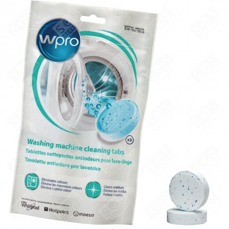 SET OF 3 ANTI-ODOUR TABLETS AFR301 WASHING MACHINE - 484000001180