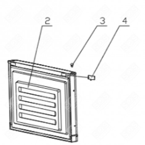 FREEZER DOOR (MARK 2) REFRIGERATOR, FREEZER - FR001712