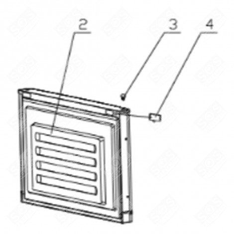 FREEZER DOOR (MARK 2) REFRIGERATOR, FREEZER - FR001688