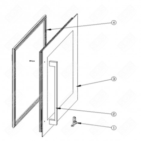 DOOR SEAL (MARK 4) REFRIGERATOR, FREEZER - FR004059