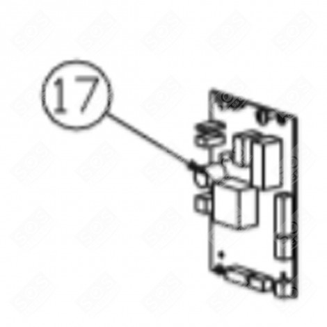 CONTROL CARD REFRIGERATOR, FREEZER - FR006739