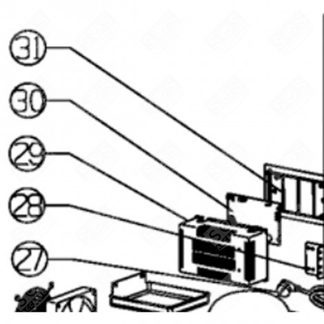 POWER CARD (MARK 30) REFRIGERATOR, FREEZER - FR004012