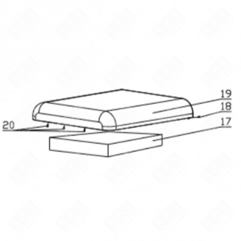 TOP (MARK 19) REFRIGERATOR, FREEZER - FR001065