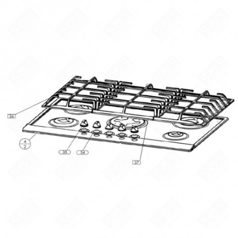 MANOMETER SEAL (MARK 34) GAS / ELECTRIC OVENS - CU000845