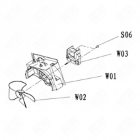 FAN (MARK W02) GAS / ELECTRIC OVENS - CU002034