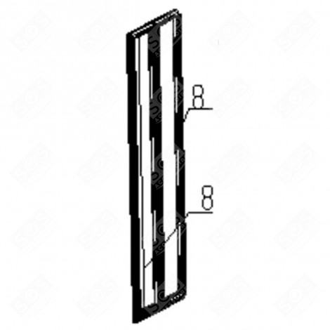 FREEZER DOOR GASKET (MARK 8) REFRIGERATOR, FREEZER - FR000221