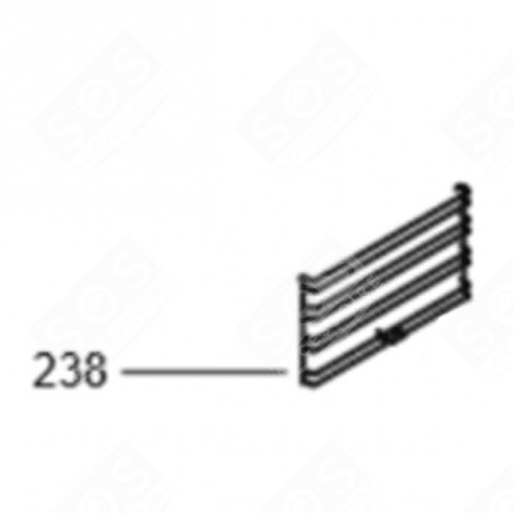 LATERAL GRILLE GAS / ELECTRIC OVENS - CU004737