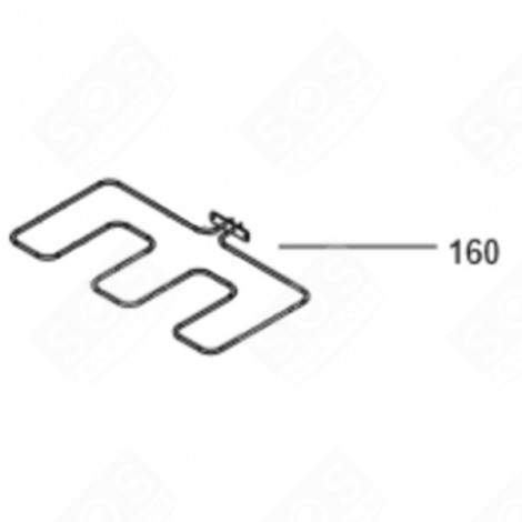 BOTTOM OVEN HEATING ELEMENT GAS / ELECTRIC OVENS - CU004730