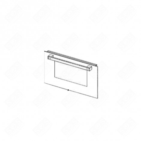 COMPLETE ORIGINAL DOOR MICROWAVE OVENS - DE94-03915M