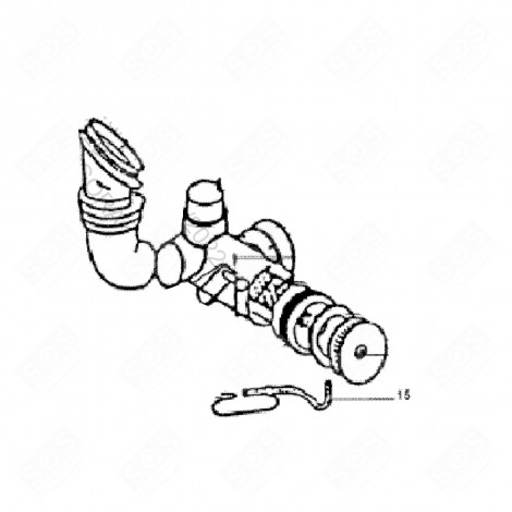 DRAIN HOSE (MARK 15) WASHING MACHINES - 30943