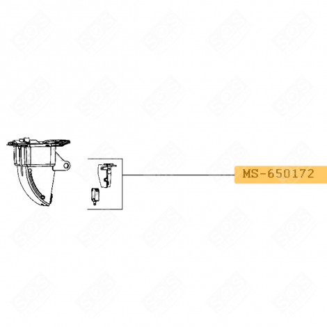 SWITCH + BRACKET FOOD PROCESSOR - MS-650172, MS-652756