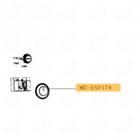 COMMAND BUTTON FOOD PROCESSOR - MS-650174, MS-652763