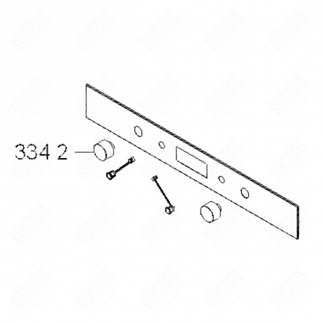 BUTTON (REFERENCE 3342) ORIGINAL GAS / ELECTRIC OVENS - 481010569375, 480121102669