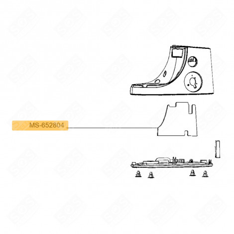 PARTITION WALL FOOD PROCESSOR - MS-650171, MS-652804