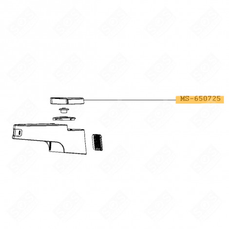 GREY UPPER LID FOOD PROCESSOR - MS-650725, MS-652795