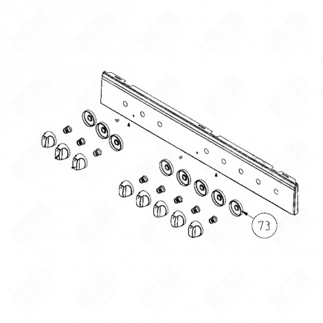 SHIFT LEVER DISC (REFERENCE 73) GAS / ELECTRIC OVENS - 42107920