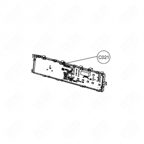 ELECTRONIC CARD, POWER MODULE (REFERENCE C021) WASHING MACHINES - 2334401500