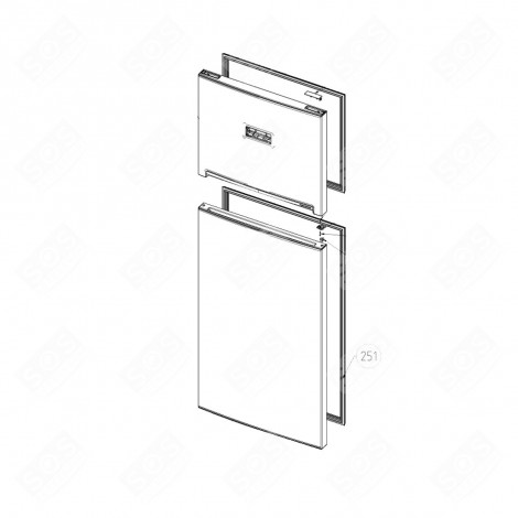 DOOR SEAL REFRIGERATOR PART (MARK 251) REFRIGERATOR, FREEZER - 5913994200