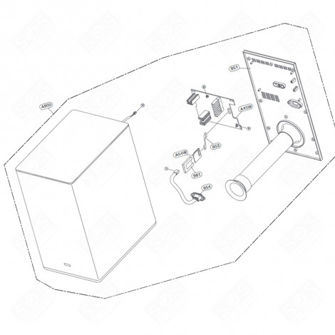 BASS BOX REFERENCE A900 AUDIO DEVICE, STEREO - TCG37249238