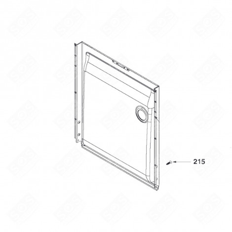 DOOR PANEL SCREW (MARK 215) DISHWASHER - 32X2128