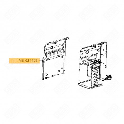 WHITE LEFT FLANGE COFFEE MAKER, ESPRESSO - MS-624428