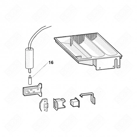 PRESSURE CHAMBER (ORIGINAL) WASHING MACHINES - C00103883, 482000028372